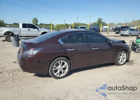 2014 Nissan Maxima S из США, поврежденный, VIN 1N4AA5AP1EC458426